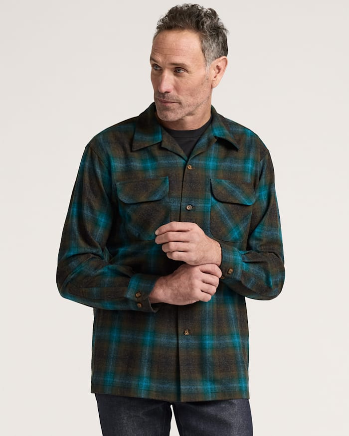 MEN'S PLAID BOARD SHIRT